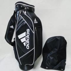 adidas アディダス ゴルフ キャディーバック９型【ブラック】中古！ adidas アディダス ゴルフ GUW09 ツアー プロ スタンドバッグ