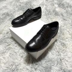 【美品】ecco 本革 メダリオンドレスシューズ 44 BLACK 美品】ecco 本革 メダリオンドレスシューズ 44 BLACK - メルカリ