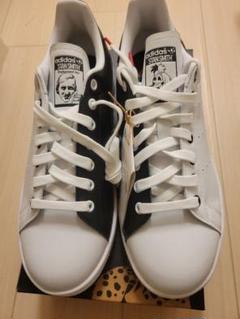 【美品】adidasアディダスタンスミスクルエラ101匹わんちゃん白黒ブラック クルエラ スタンスミス ltg36 フットウェアホワイト×コア
