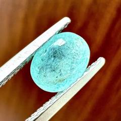0.72ct パライバトルマリン ルース 1444 天然 ブルー 宝石鑑別書付き