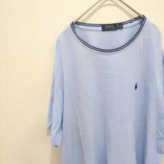 【現品限り】POLO RALPH LAUREN ポロTシャツ ロゴ XL 古着