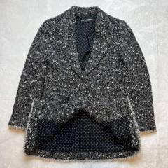 美品 Dolce&Gabanna ドルガバ ツイード コート ドット 美品 Dolce&Gabbanaドルガバ 花柄 ツイード ドット ドレス
