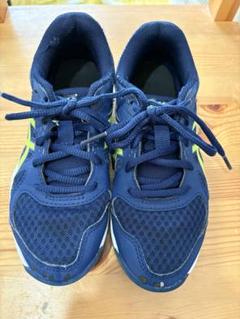 ASICS バレーボールシューズ ネイビー/イエロー　21㎝