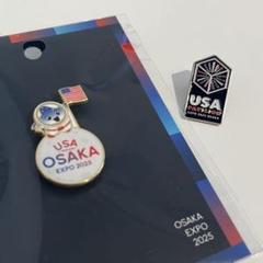 万博 USA アメリカ 限定ピンバッジ 非売品 スタッフ - メルカリ