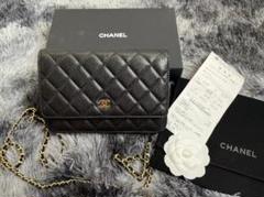 CHANEL ブラック ショルダーバッグ
