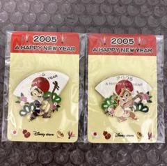 2005年 新年 チップとデール ピンバッジ　ピンバッチ