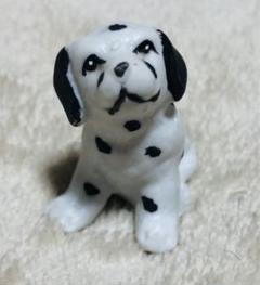 犬　ダルメシアン　手書き風ダルメシアン　陶器　置物