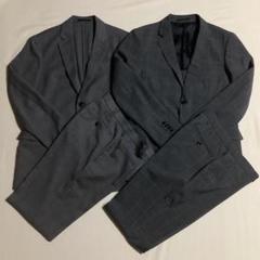 【新品未使用】GU ユニクロ グレー ビジネススーツ　　　シャツ セット 新品未使用】GU ユニクロ グレー ビジネススーツ シャツ セット