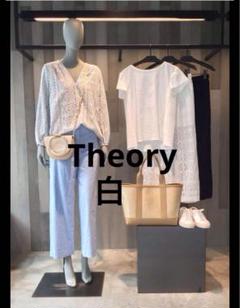 美品✨ Theory セオリー 刺繍 ブラウス シルク コットン プルオーバー 美品✨ Theory セオリー 刺繍 ブラウス シルク コットン プル