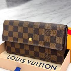美品✨️ルイヴィトン ダミエ エベヌ インターナショナル 長財布