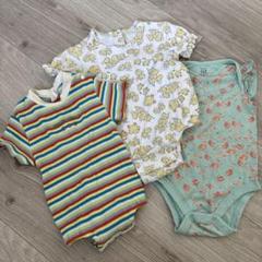 美品70 ロンパース3点セット