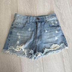 デニム ショートパンツ ショーパン ダメージ