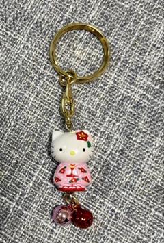 ご当地キティ　新品未使用品　平成レトロ キティ ハローキティ ご当地ストラップ こうのとり コウノトリ