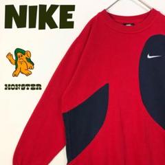 enok.  NIKE ナイキ リメイクスウェット 再構築 切り替え 刺繍 ナイキ NIKE リメイク スウェット 刺繡ロゴ 1点物 再構築 古着 XL 黒