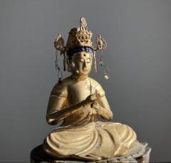 宮沢】大日如来座像 美術工芸品 木彫仏像 貴重古美術 開運風水 仏教美術品