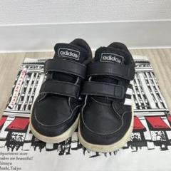 adidas ブラック スニーカー ベルクロ 14.0cm