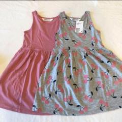 【新品 】H&M チェリー ワンピース　2枚　120 130