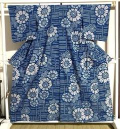 着物ー有松鳴海絞り浴衣9 伝統工芸品　舞花文　綿【これ素敵すぎちゃう】【一押し】 着物ー有松鳴海絞り浴衣9 伝統工芸品 舞花文 綿 - メルカリ