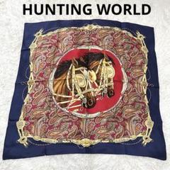 【Hunting World】シルクスカーフ 馬と騎士 2025年最新】HUNTING WORLD レディース バンダナ・スカーフの