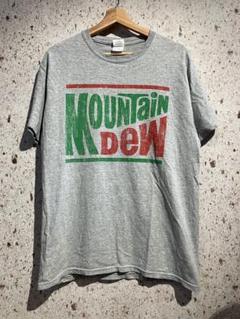 00s GILDAN MOUNTAIN DEW 企業物プリントTシャツ　グレー