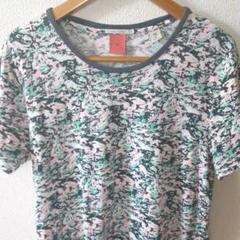 Scotch&Soda 総柄　モザイク　ペイント　アート　カットソー