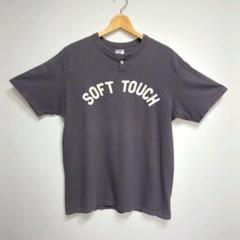 ★日本製 DUBBLE WORKS フロッキープリント ヘンリーネック Tシャツ