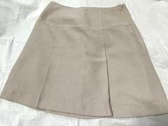 ベージュ フレアスカート