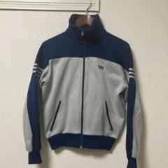 美品 L ネイビー Adidas トラックジャケット 80s 90s アディダス
