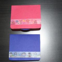 お誕生日 カード 二枚セット ガラピコ ハンドメイド gmチクチク