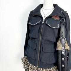 y2k✨️ 00s HYSTERIC GLAMOUR ジップアップ ジャケット y2k✨️ 00s HYSTERIC GLAMOUR ジップアップ ジャケット - メルカリ