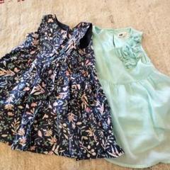 H&M ノースリーブワンピース 　2点セット　95 100