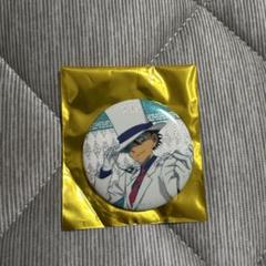名探偵コナン　怪盗キッド　メタリック缶バッジ　新品未使用