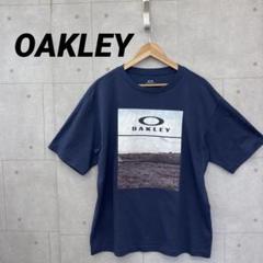OAKLEY オークリー Tシャツ Enhance Qdc メンズ XL 紺