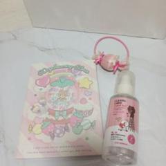 LINEFRIENDSハンドジェル＆ディズニーヘアゴム、ちゃお鏡セット