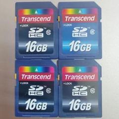 Transcend 16GB SDHCカード 4枚セット☆