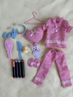 リカちゃん　おやすみセット♡ 　　　　　　メイクぺん&おしゃれセット