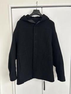 Rick Owens PETER JKT 黒 46フード付き ウールジャケット