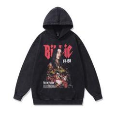 【新品未使用】Billie Eilish ビリーアイリッシュ　限定パーカー かわいい～！」 BILLIE スウェットパーカー ビリーアイリッシュ