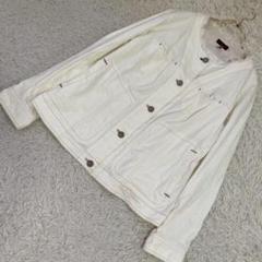 EVEX by KRIZIA デニムジャケット ホワイト 44 キレイめ 上品