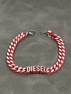 DIESEL BRACELET DX1415040レッド ブレスレット - メルカリ