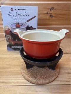 LE CREUSET - 新品未使用ルクルーゼ　ミニココット　チーズフォンデュ　チョコレートフォンデュ LE CREUSET - 新品未使用ルクルーゼ ミニココット チーズ