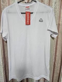 ★★新品タグ付き★Kappa ホワイト Vネック Tシャツ★ M★★