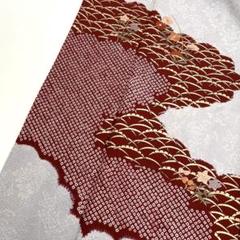 刺繍 絞り 金彩 紋無し 素敵なデザイン 付下げ 訪問着 着物 正絹