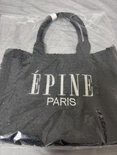 epine バッグ　黒 épine original canvas tote bag black | épine