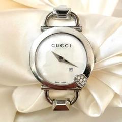 GUCCI グッチ キオド123.5 SV925 電池交換済 時計シェル文字盤 N23041145881-1_a4bccc7d-7996-