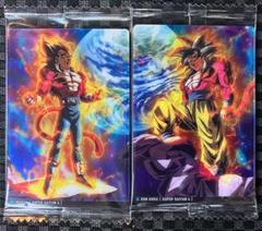 ドラゴンボール　イタジャガ　超サイヤ人4 孫悟空　ベジータ　繋がるカード　gtのサムネイル