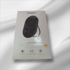 THREEKEY 3in1 ワイヤレス充電 Safe充電器 アプリコット