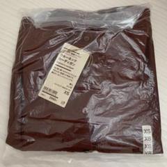 無印良品　UVカット強撚コットンクルーネックカーディガン　レンガ　XS