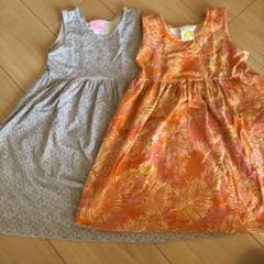 Jim Thompson 花柄ノースリーブワンピース 100cm 2着セット　M