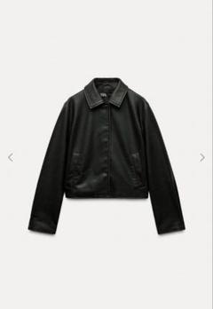 ZARA ZARA(ザラ) ジッパーテクスチャージャケット レディース